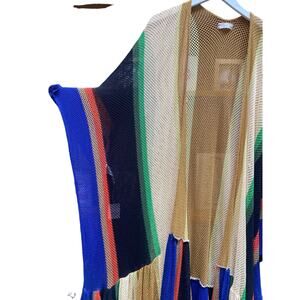 Knit kimono